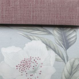 Jogo De Cama Solteiro Percal 200 Fios Buona Fortuna 2 Pçs - Textura Isis Rosa