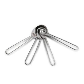 Jogo De Colheres Medidoras Top Pratic Brinox 4 Pçs - Aço Inox