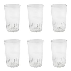 Jogo de Copos de Vidro Veneza 320Ml Havan Casa - 6 Peças