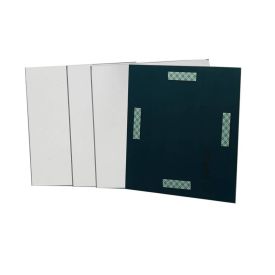 Jogo de Espelho Adesivo Mini Quadrado 20Cm - 4 Peças