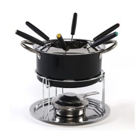 Jogo De Fondue Preto Havan Casa - 11 Peças