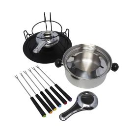 Jogo de Fondue Inox Casita - 11 Peças