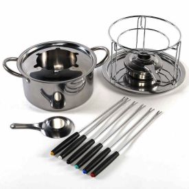 Jogo De Fondue Prata Havan Casa - 11 Peças