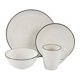 Jogo de Jantar Naturalle Onyx Havan Casa - 16 Peças