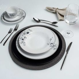 Aparelho De Jantar Porcelana Jasmine Havan Casa 20 Pçs - Estampado