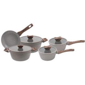 Jogo de Panelas Elegance Indução Havan Casa 5 Peças - Chocolate