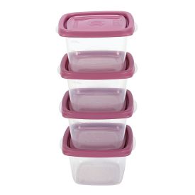 Jogo de Potes com Tampa 4 Peças 360Ml Sanremo - Sortido