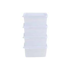 Jogo De Pote Herméticos Essencial Dup 500 Ml - 4 Peças