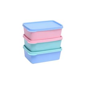 Jogo De Potes Herméticos Kids Dup 460 Ml - 3 Peças 