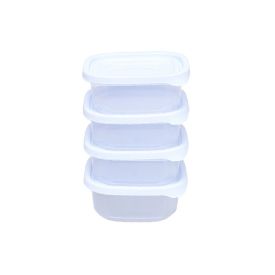 Jogo De Potes Mais Plasvale 250 Ml - 4 Peças