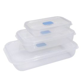 Jogo De Potes Micro-Ondas Dup 3 Peças - Cristal