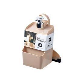 Jogo de Rodo e Dispenser de Detergente Slim Uz 500Ml - Bege