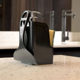 Jogo de Rodo e Dispenser de Detergente Slim Uz 500Ml - Preto 