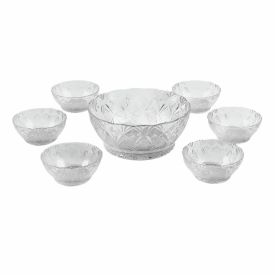 Jogo De Sobremesa Orlando Havan Casa 7 Peças - Vidro