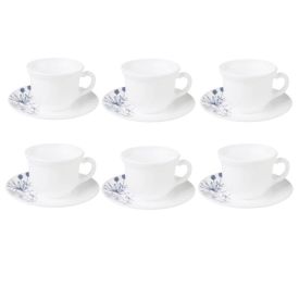 Jogo De Xícaras Opaline Marselha Havan Casa - 12 Peças