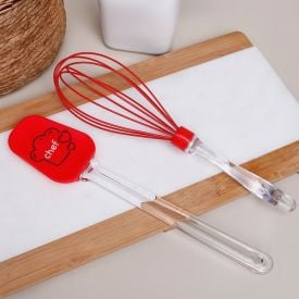 Jogo Espátula e Fouet de Silicone Havan Casa 2 Peças - Chef