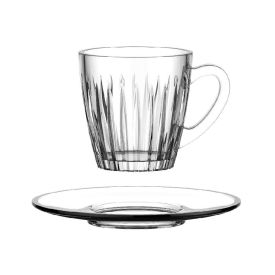 Jogo Xicara Café Com Pires Soho L Hermitage 90Ml - 8 Peças