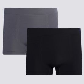 Kit 2 Cuecas Boxer Sem Costura em Poliamida Marc Alain