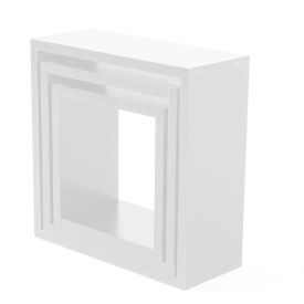 Kit 3 Nicho Leve Decorare Branco Prat-K