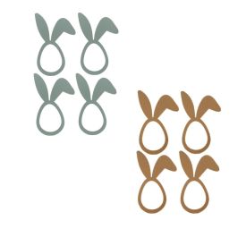 Kit Anel de Guardanapo Páscoa Havan Casa 4 Peças - Páscoa Dourado ou Verde