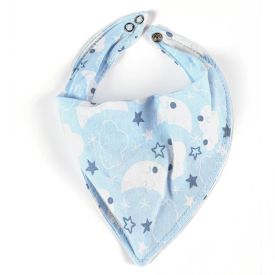 Kit Babador 2 Peças Yoyo Baby - Lua Azul