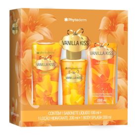 Kit Body Splash, Hidratante e Sabonete Líquido Phytoderm - Vanilla Kiss
