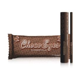 Kit Chocoeyes Fran By Franciny Ehlke Máscara De Cílios E Lápis - Marrom