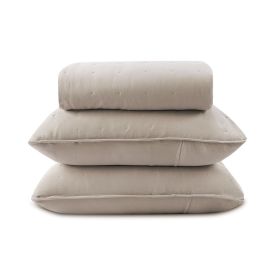 Kit Colcha Casal Elegance Havan Casa 3 Pçs - Cru