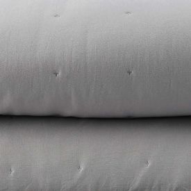 Kit Colcha Casal Elegance Havan Casa 3 Pçs - Cinza