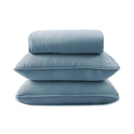 Kit Colcha Casal Elegance Havan Casa 3 Pçs - Azul