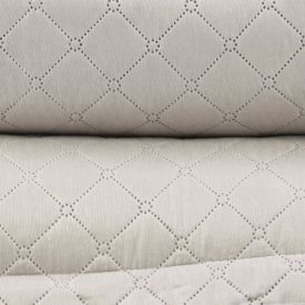 Kit Colcha Casal Lisa Versalhes Havan Casa - Bege