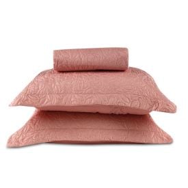 Kit Colcha Casal Lisa Versalhes Havan Casa - Rose
