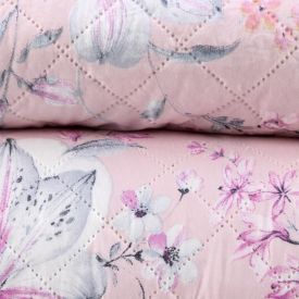 Kit Colcha King Estampada Versalhes 3 Peças Havan Casa - Florença Rosa Floral