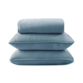 Kit Colcha Queen Elegance 3 pçs Havan Casa - Azul