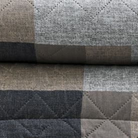 Kit Colcha Queen Estampada Versalhes Havan Casa 3 Pçs - Milão Bege Geo