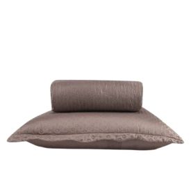 Kit Colcha Solteiro Microfibra Lisa Rozac 2 Pçs - Cabocla