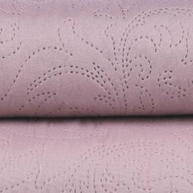 Kit Colcha Solteiro 100% Poliéster Lisa Rozac 2 Pçs - Violeta