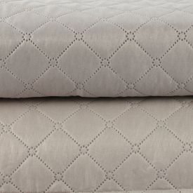 Kit Colcha Solteiro Versalhes Lisa Havan Casa 2 pçs - Cru