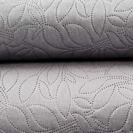 Kit Colcha Solteiro Versalhes Lisa Havan Casa 2 pçs - Cinza Amianto