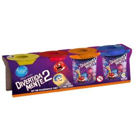 Kit Com 4 Massinhas Divertidamente 115G Cotiplas - 2850