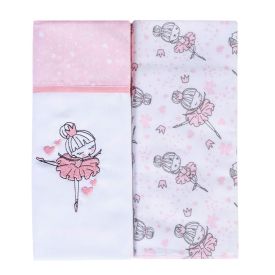 Kit Cueiro Com 2 Peças 80X80cm Havan Baby - Bailarina