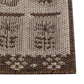 Kit De Tapetes Para Cozinha Sisal 2 Peças Havan Casa - Marrom