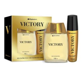 Kit Deo Colônia Masculina e Body Spray Phytoderm - Victory