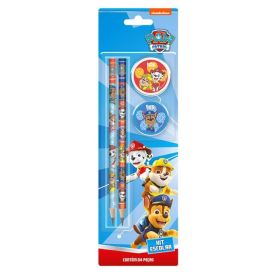 Kit Escolar Patrulha Canina Tris - 4 Peças