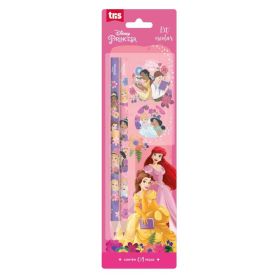 Kit Escolar Princesas Tris - 4 Peças