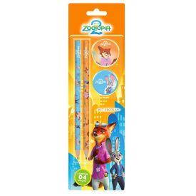Kit Escolar Zootopia Tris - 4 Peças