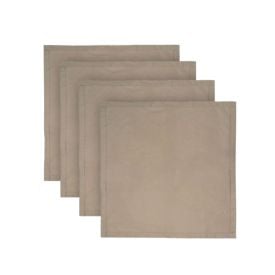 Kit Guardanapo Elegance Havan Casa 4 Peças - Areia