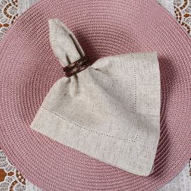 Kit Guardanapo Naturalle Color Havan Casa 4 Pçs - Natural