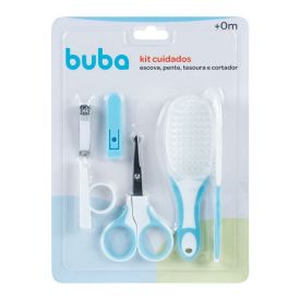 Kit Higiene e Cuidados para Bebê Buba - Azul