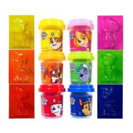 Kit Massinha de Modelar com 6 Potes Patrulha Canina Sunny - Azul